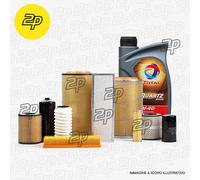 KIT TAGLIANDO 4 FILTRI + 6LT OLIO TOTAL QUARTZ 5W40 RAV 4 III 2.2 D 4WD 177CV