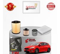 KIT TAGLIANDO 4 FILTRI + 7 LITRI 5W30 FORD FOCUS III 2.0 TDCI ST 136KW 2014 ->