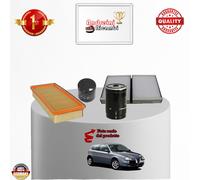 KIT TAGLIANDO 4 FILTRI ALFA ROMEO 147 1.9 JTD 85KW 115CV DAL 2005 ->