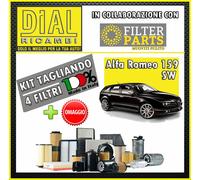 Kit Tagliando 4 FILTRI ALFA ROMEO 159 2.0 JTDM 844A2000 100 KW 136 HP + OMAGGIO