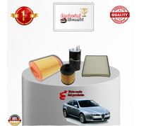 KIT TAGLIANDO 4 FILTRI ALFA ROMEO 159 SW 1.9 JTDM 16V 110KW 150CV DAL 2010 ->