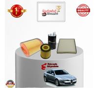 KIT TAGLIANDO 4 FILTRI ALFA ROMEO 159 SW 2.4 JTDM 20V 154KW 210CV DAL 2008 ->