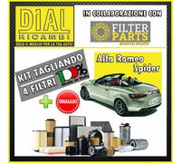 Kit Tagliando 4 Filtri ALFA ROMEO SPIDER 2.4JTD 939A3000 147 KW 200 PSHP+OMAGGIO