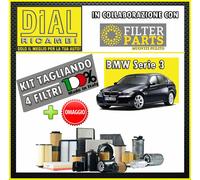 Kit Tagliando 4 Filtri BMW SERIE 3 318D M47TU2D20 90 KW 122 PS HP + OMAGGIO