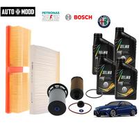 KIT TAGLIANDO 4 FILTRI BOSCH + 4LT OLIO SELENIA 0W30 ALFA ROMEO GIULIA