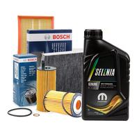 KIT TAGLIANDO 4 FILTRI BOSCH + 5LT OLIO SELENIA 0W30 ALFA ROMEO STELVIO