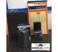 KIT TAGLIANDO 4 FILTRI BOSCH VW POLO 6R 6C 1.4TDI 75CV DAL 2014