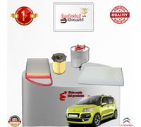 KIT TAGLIANDO 4 FILTRI C3 PICASSO 1.6 HDI FAP 68KW 92CV DAL 2013 ->