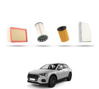 Kit Tagliando 4 filtri compatibile con Audi Q3 (8UB,8UG) 2.0 tdi 88kw dal 2015