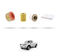Kit tagliando 4 filtri compatibile con Ford Ranger 2.2 TDCi 118kw dal 2016