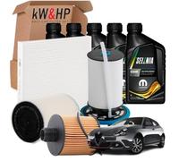 KIT TAGLIANDO 4 FILTRI CON OLIO MOTORE ORIGINALE 5LT LITRI 5W30 COMPATIBILE CON GIULIETTA (940) 2.0 JTDM