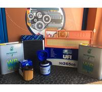 KIT TAGLIANDO 4 FILTRI E 4LT SELENIA WR 5W40 FIAT PUNTO 1.3 MJT IMPIANTO PURFLUX