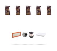 Kit tagliando 4 FILTRI e 5L OLIO M compatibile con Nissan Micra V (K14F) 1.5 dci 66KW Dal 2017