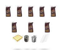 Kit tagliando 4 FILTRI e 8L OLIO M compatibile con Nissan Navara (D40) 2.5 Dci 128kw Dal 2005