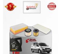 KIT TAGLIANDO 4 FILTRI E OLIO PEUGEOT EXPERT II 2.0 HDI 94KW 128CV DAL 2011 ->