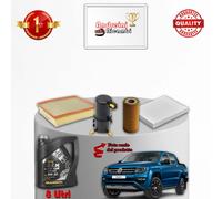 KIT TAGLIANDO 4 FILTRI E OLIO VW AMAROK 3.0 TDI 190KW 258CV DAL 2018 ->