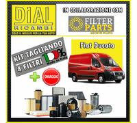 Kit Tagliando 4 FILTRI FIAT DUCATO 2.8JTD 4WD SOFIM 8140.43S 94KW 127HP+OMAGGIO