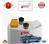KIT TAGLIANDO 4 FILTRI FORD FOCUS CABRIO 2.0 TDCI 100KW 136CV DAL 2009 -> 2010