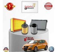KIT TAGLIANDO 4 FILTRI GOLF V 1.9 TDI 77KW 105CV DAL 2008 -> 2009