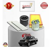 KIT TAGLIANDO 4 FILTRI NAVARA 2.5 dCI 140KW 190CV DAL 2010 ->