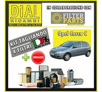 Kit Tagliando-4 filtri Opel MERIVA 1.7 CDTI 16V Z17DTH - 74 KW / 101 HP 02/03->