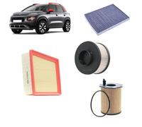 Kit tagliando 4 filtri per Citroen C3 Aircross 1.5 BlueHDi gasolio 2017+