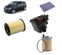 Kit tagliando 4 filtri per Ford C-Max 1.6 TDCi gasolio 2007-2010