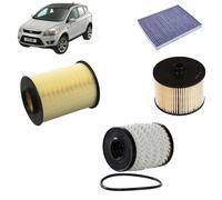 Kit tagliando 4 filtri per Ford Kuga I 2.0 TDCi gasolio 2008-2012