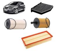 Kit tagliando 4 filtri per Seat Altea 5P 1.9 TDI 2004+