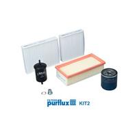 KIT Tagliando 4 Filtri PURFLUX Adatto per CITROEN C3 e DS3 - PEUGEOT 2008 e 208