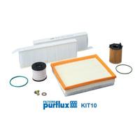 KIT Tagliando 4 Filtri PURFLUX per CITROEN C4, DS5, Jumpy - PEUGEOT 3008 (1.6)
