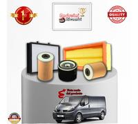 KIT TAGLIANDO 4 FILTRI RENAULT TRAFFIC II 1.9 dCi 74KW DAL 2001 -> 2006 PURFLUX