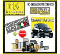KIT TAGLIANDO 4 FILTRI SMART FORTWO COUPE 0.8 800 PURE CDI 30KW 41HP +OMAGGIO