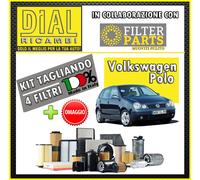 KIT TAGLIANDO 4 FILTRI VOLKSWAGEN POLO 1.4TDI AMF/BAY EURO 3 55 KW 75 HP+OMAGGIO