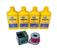 KIT TAGLIANDO 4 Litri OLIO BARDAHL XTM 10W40 + FILTRO HONDA CB 350 "72-74