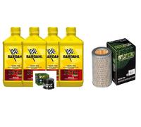 Kit Tagliando 4 LITRI Olio motore Bardhal XTC C60 10W- 40 + FILTRO OLIO OMAGGIO