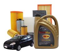 Kit Tagliando 4 litri olio motore Speed Max 5w40 per Fiat Grande Punto