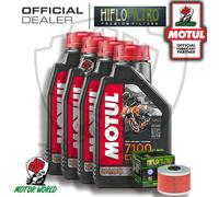 KIT TAGLIANDO 4 LITRI OLIO MOTUL 7100 10W50 FILTRO Gas Gas 450 FSR 2008