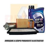 KIT TAGLIANDO 4 LT OLIO 5W40 + 3 FILTRI NISSAN JUKE F15 1.2 DIG-T dal 2014