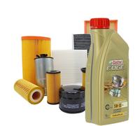 KIT TAGLIANDO 4 LT OLIO CASTROL 5W30+3 FILTRI SUZUKI IGNIS III 1.2 dal 2016