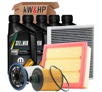 KIT TAGLIANDO 4FILTRI + 5LT SELENIA WR 0W30 PER RENEGADE 2.0 CRD 4X4 140CV 103KW DA 07/2014