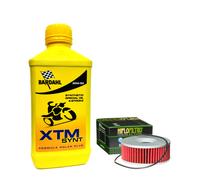 Kit tagliando 4L Bardahl XTM Synt 20W50 filtro olio HifloFiltro HF146