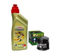 Kit tagliando 4L Castrol Power 1 10W40 filtro olio HifloFiltro HF138