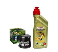 Kit tagliando 4L Castrol Power 1 10W40 filtro olio HifloFiltro HF204