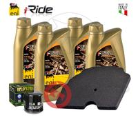 Eni i-ride moto 4t 10w40 lt.1 olio a base sintetica per moto 4t, api sl, jaso ma 8480