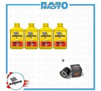 Kit Tagliando 4Lt. Bardahl 10W-50+Filtro Olio Honda Cb Fa Abs 650 2014 - 2018