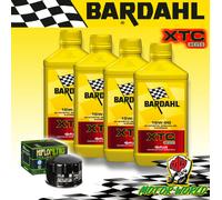 KIT TAGLIANDO 4lt BARDAHL XTC 15W50 + FILTRO HIFLO Ducati 1198 Diavel 2011-2018