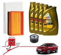 KIT TAGLIANDO + 4LT OLIO 0W20 CITROEN C4 III 1.2 PURETECH 100/130/155 DAL