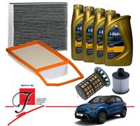 KIT TAGLIANDO 4LT OLIO 0W30 ENI FIAT 500X 334_ 1.3 D MULTIJET DIESEL DAL 2014