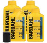 Bardahl XTM/Synt 15W50 Olio motore moto Bardahl XTM Synt 15W50 4T-1 Litro X MOTO